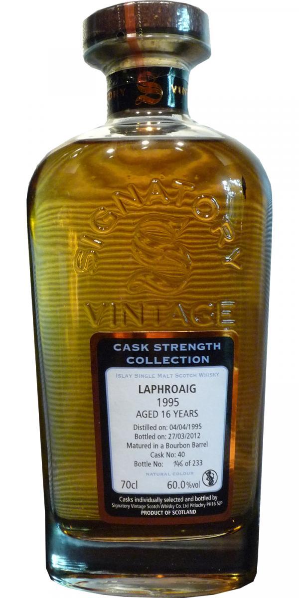 Laphroaig 1995 SV  Cask Strength Collection