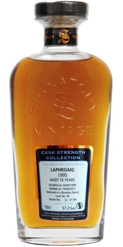 Laphroaig 1995 SV  Cask Strength Collection