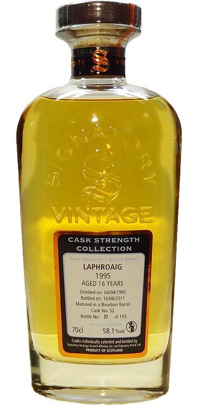 Laphroaig 1995 SV  Cask Strength Collection