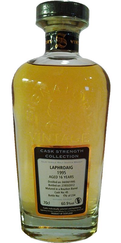 Laphroaig 1995 SV  Cask Strength Collection