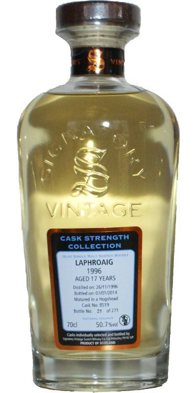 Laphroaig 1996 SV  Cask Strength Collection