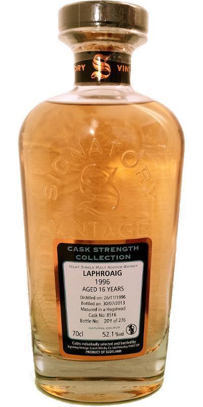 Laphroaig 1996 SV  Cask Strength Collection