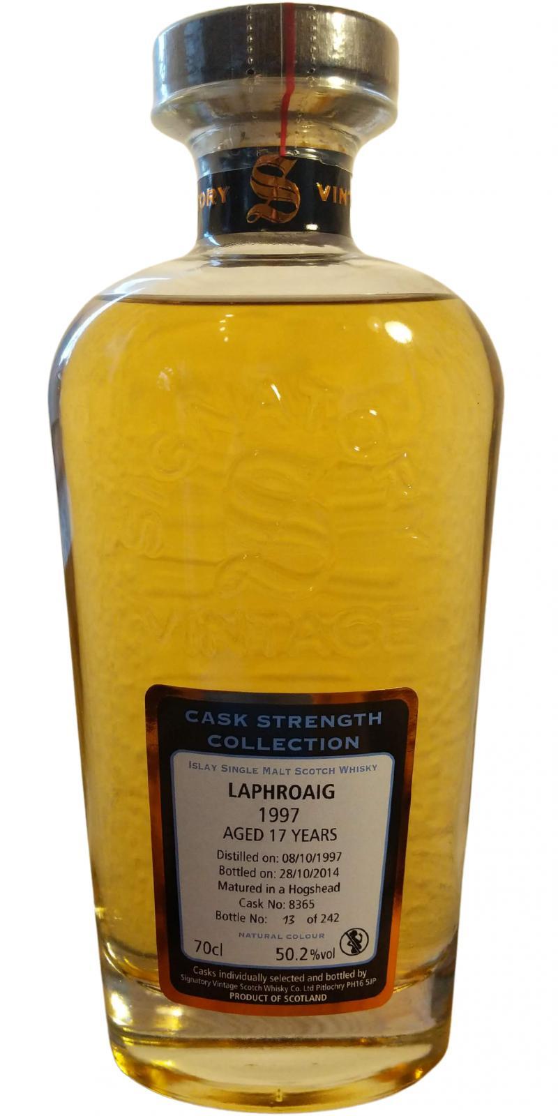 Laphroaig 1997 SV  Cask Strength Collection