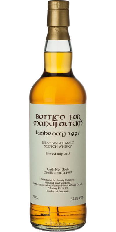 Laphroaig 1997 SV  Bottled for Manufactum