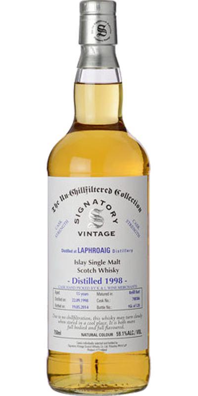 Laphroaig 1998 SV  The Un-Chillfiltered Collection - Cask Strength