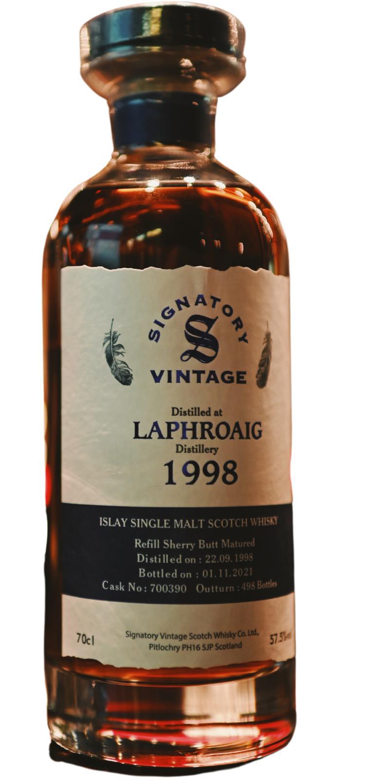 Laphroaig 1998 SV  Cask Strength