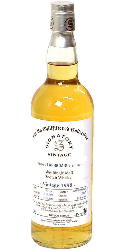 Laphroaig 1998 SV  The Un-Chillfiltered Collection