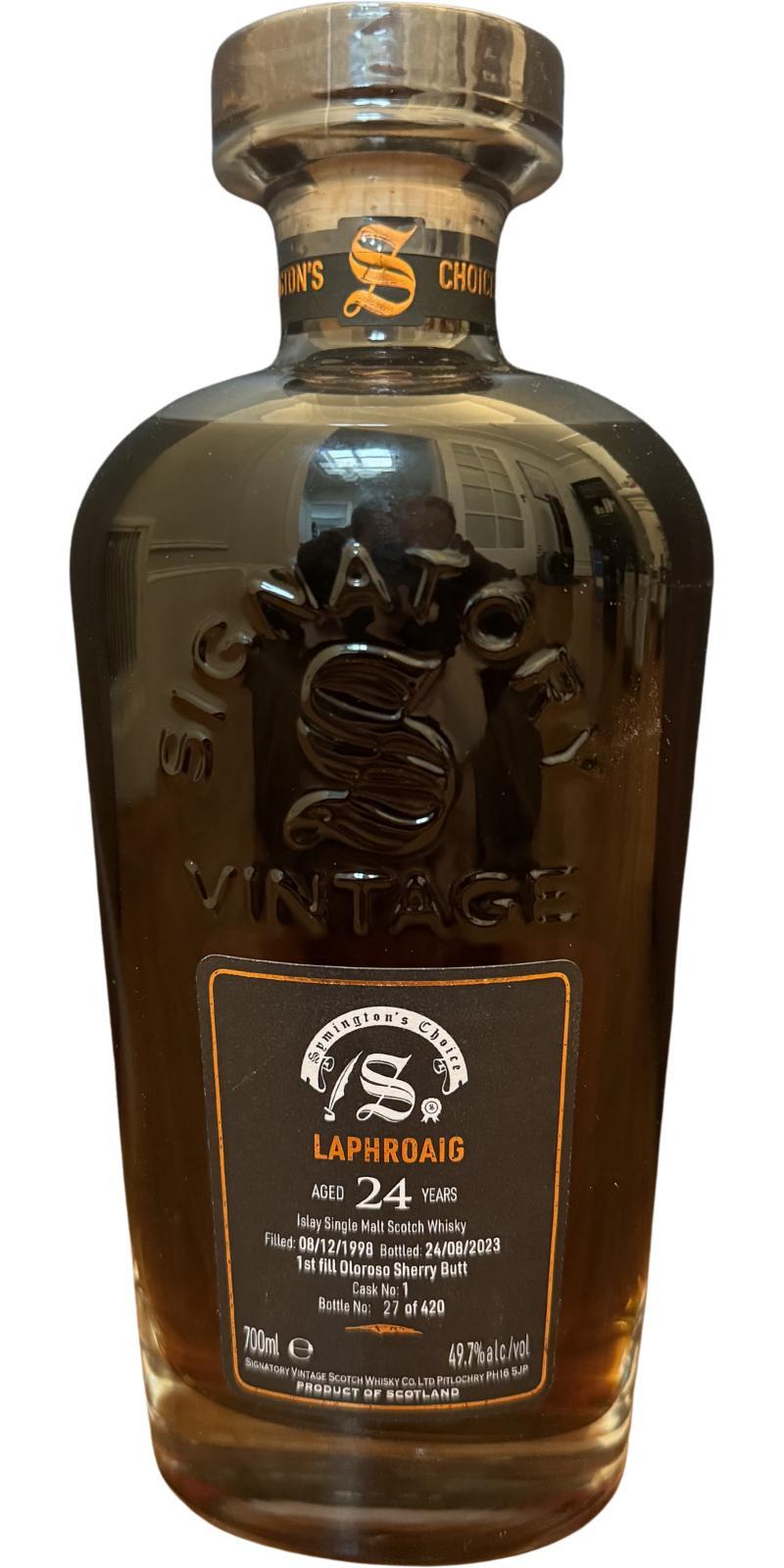 Laphroaig 1998 SV  Cask Strength Collection - Symington’s Choice