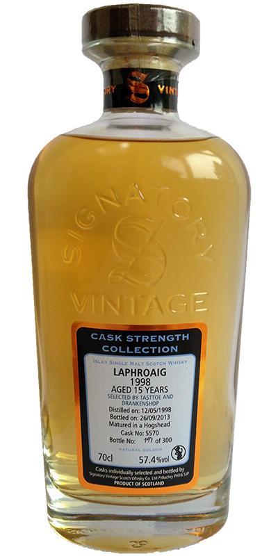 Laphroaig 1998 SV  Cask Strength Collection