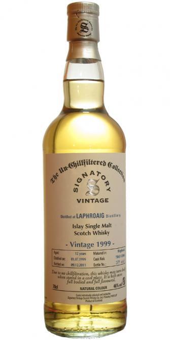 Laphroaig 1999 SV  The Un-Chillfiltered Collection