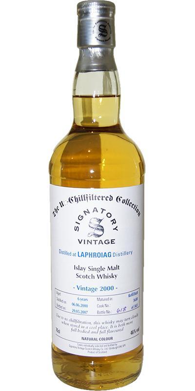 Laphroaig 2000 SV  The Un-Chillfiltered Collection