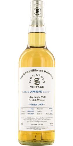 Laphroaig 2000 SV  The Un-Chillfiltered Collection