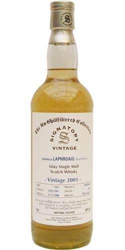 Laphroaig 2001 SV  The Un-Chillfiltered Collection