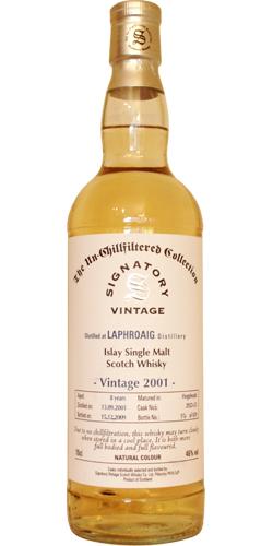 Laphroaig 2001 SV  The Un-Chillfiltered Collection