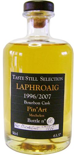 Laphroaig 1996 TS  Taste Still Selection for Pin'Art Shop