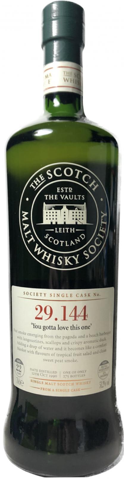 Laphroaig 1990 SMWS 29.144  'You gotta love this one'