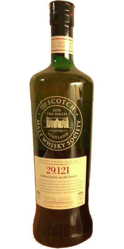 Laphroaig 1991 SMWS 29.121  Seafood party on the beach