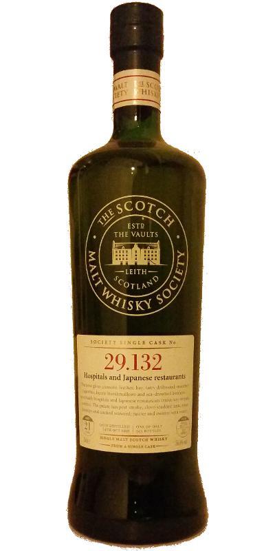 Laphroaig 1991 SMWS 29.132  Hospitals and Japanese restaurants