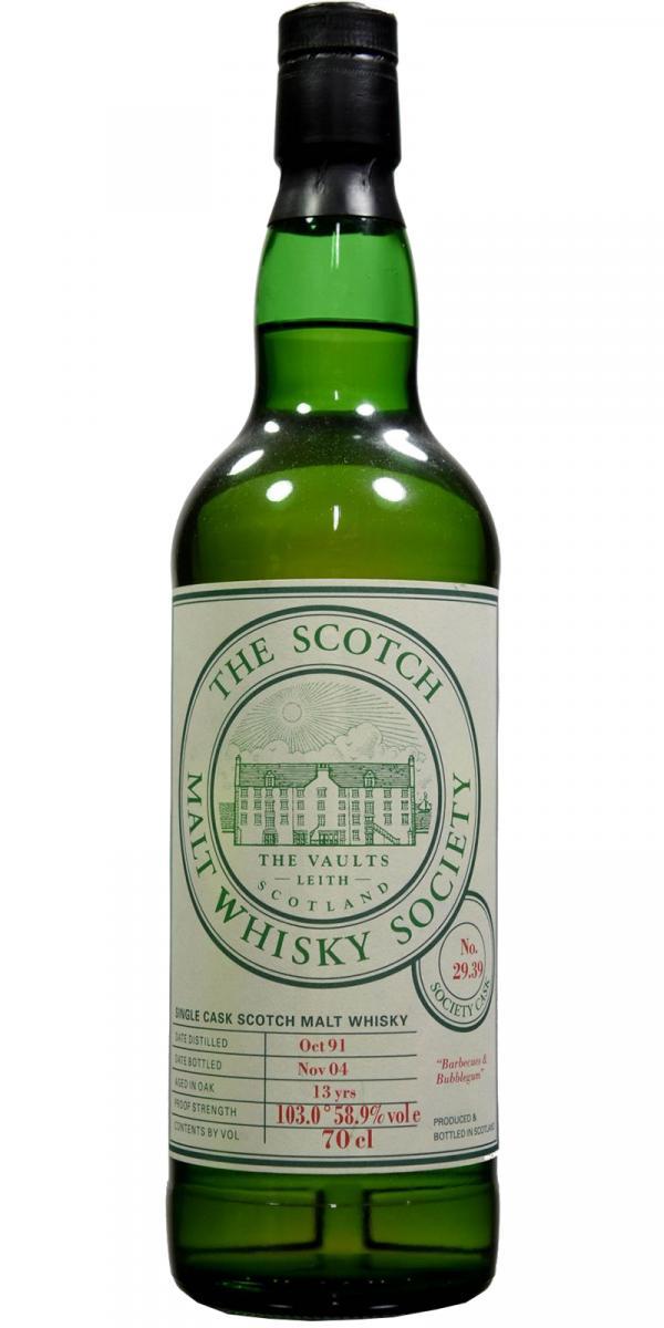 Laphroaig 1991 SMWS 29.39  Barbecues & Bubblegum