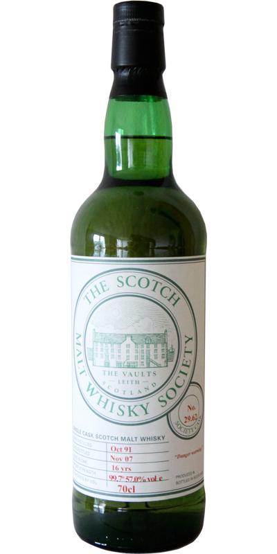 Laphroaig 1991 SMWS 29.62  Danger warning!