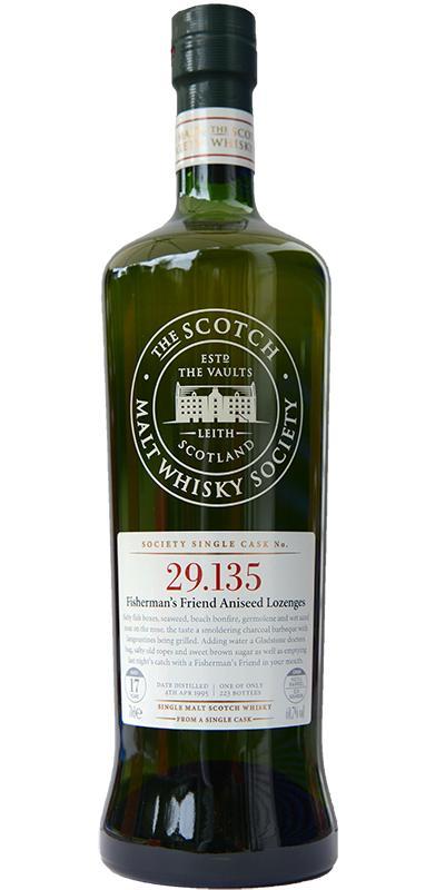 Laphroaig 1995 SMWS 29.135  Fisherman’s Friend Aniseed Lozenges