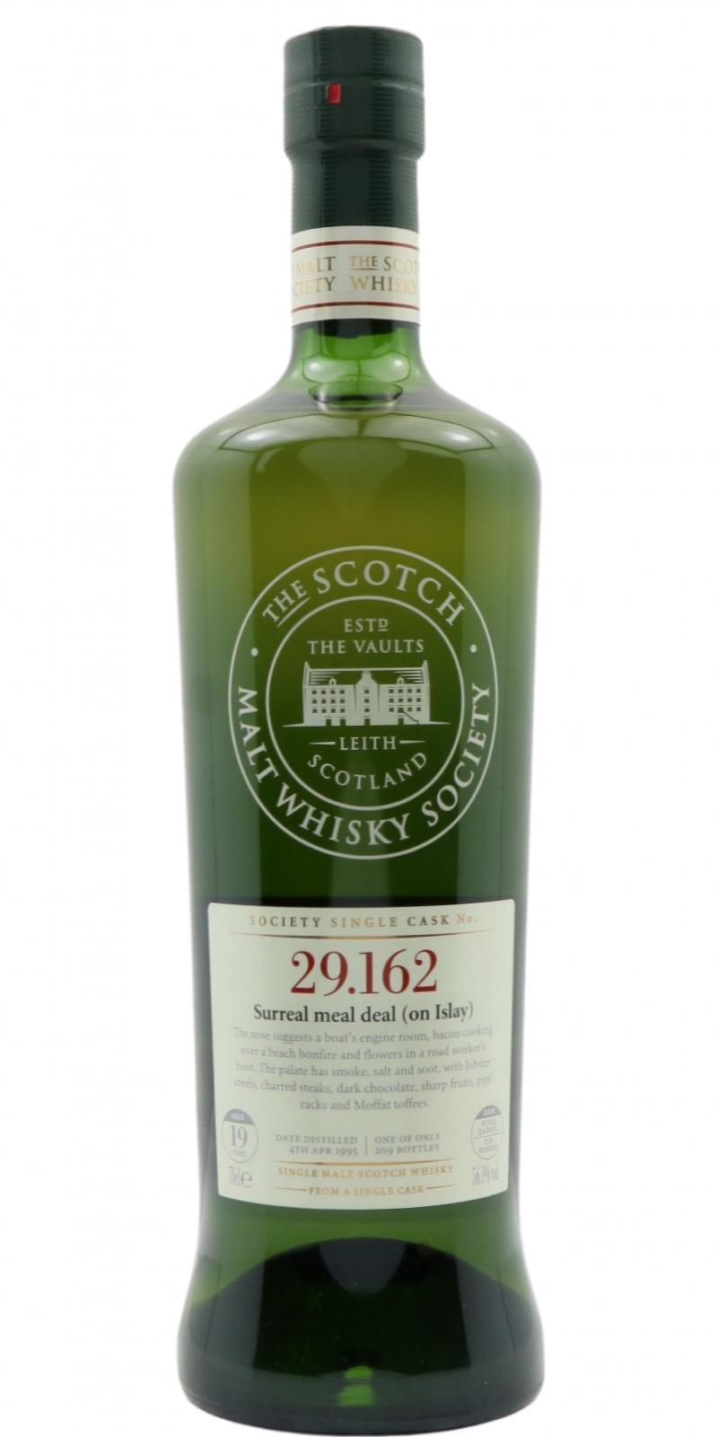 Laphroaig 1995 SMWS 29.162  Surreal meal deal (on Islay)