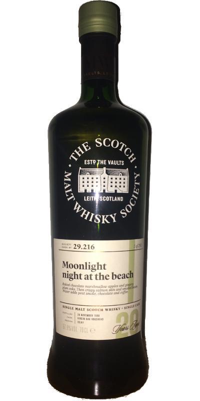Laphroaig 1996 SMWS 29.216  Moonlight night at the beach