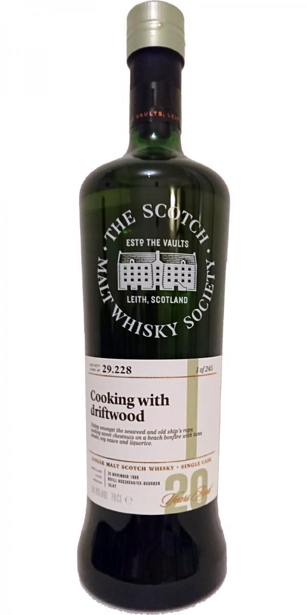 Laphroaig 1996 SMWS 29.228  Cooking with driftwood