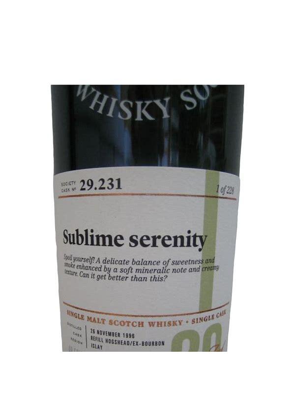 Laphroaig 1996 SMWS 29.231  Sublime serenity