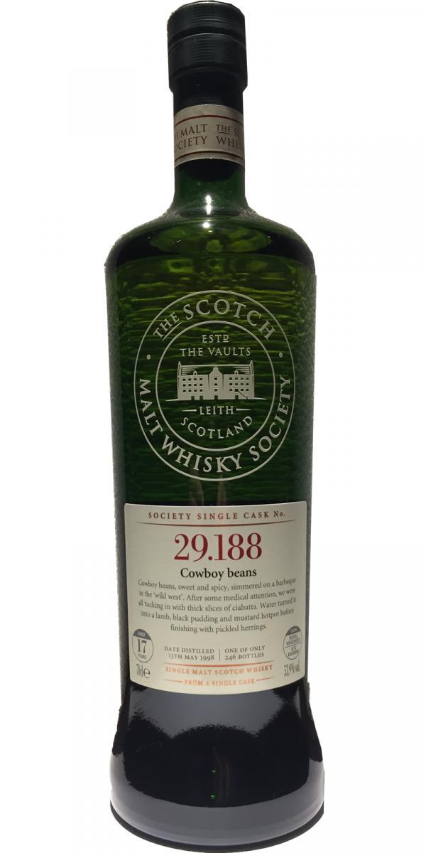 Laphroaig 1998 SMWS 29.188  Cowboy beans