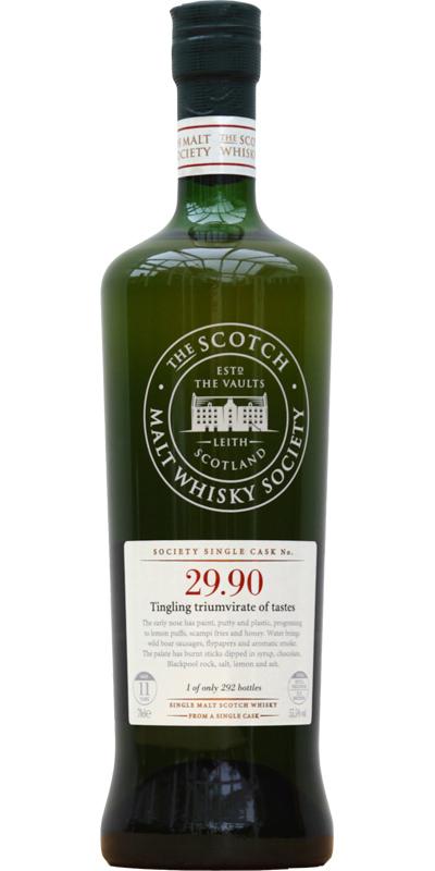 Laphroaig 1998 SMWS 29.90  Tingling triumvirate of tastes