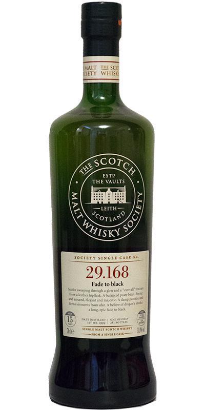 Laphroaig 1999 SMWS 29.168  Fade to black