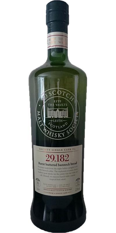 Laphroaig 1999 SMWS 29.182  Burnt buttered bannock bread