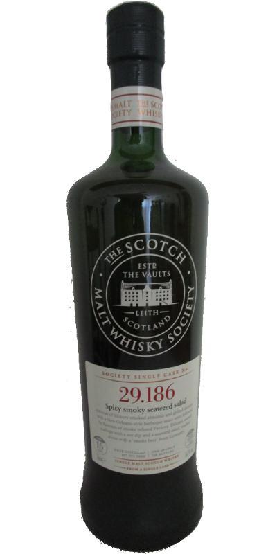 Laphroaig 1999 SMWS 29.186  Spicy smoky seaweed salad