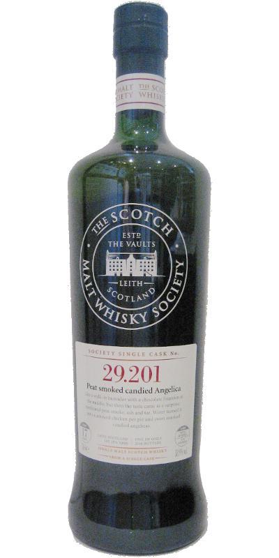 Laphroaig 1999 SMWS 29.201  Peat smoked candied Angelica