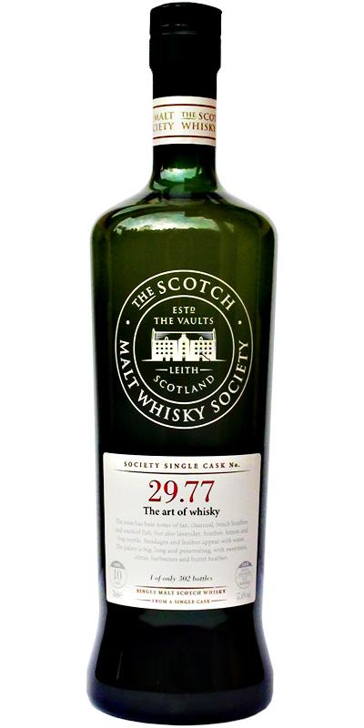 Laphroaig 1999 SMWS 29.77  The art of whisky