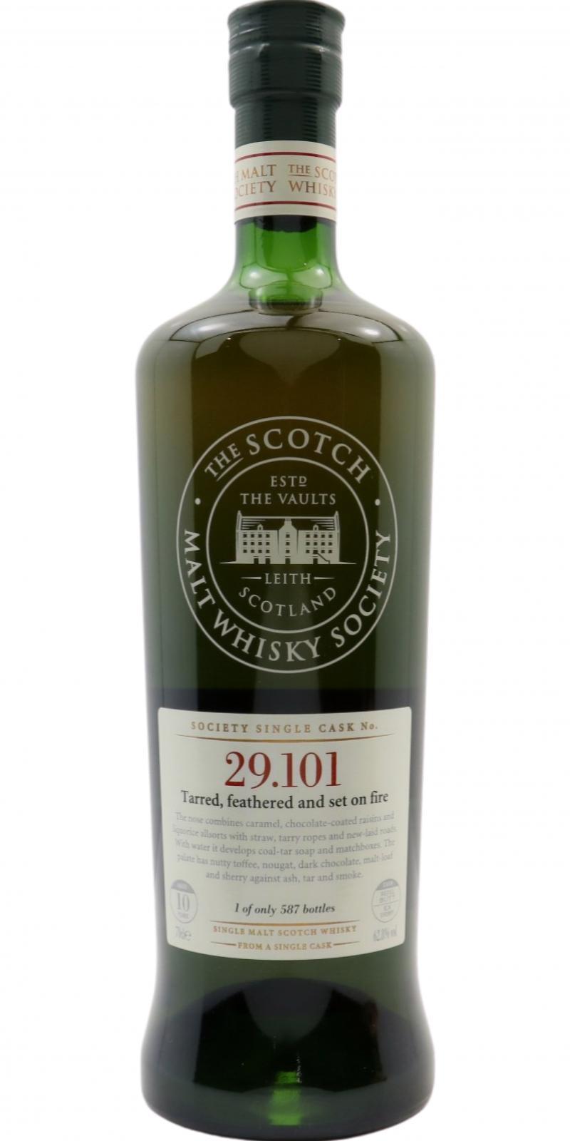 Laphroaig 2000 SMWS 29.101  Tarred, feathered and set on fire