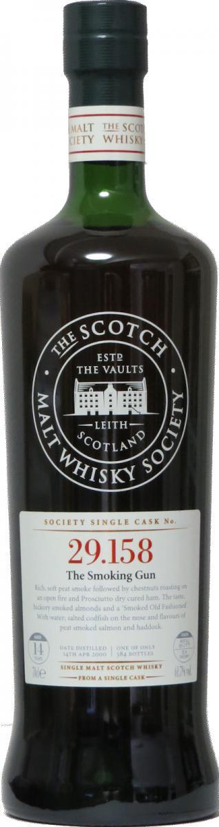 Laphroaig 2000 SMWS 29.158  The Smoking Gun