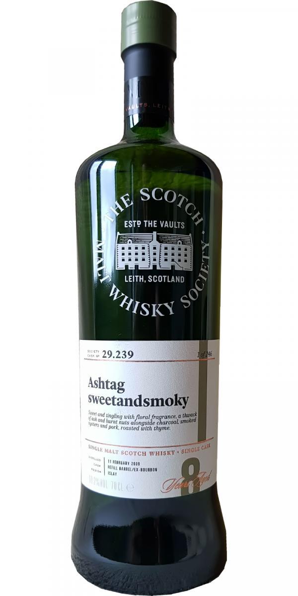 Laphroaig 2009 SMWS 29.239  Ashtag sweetandsmoky