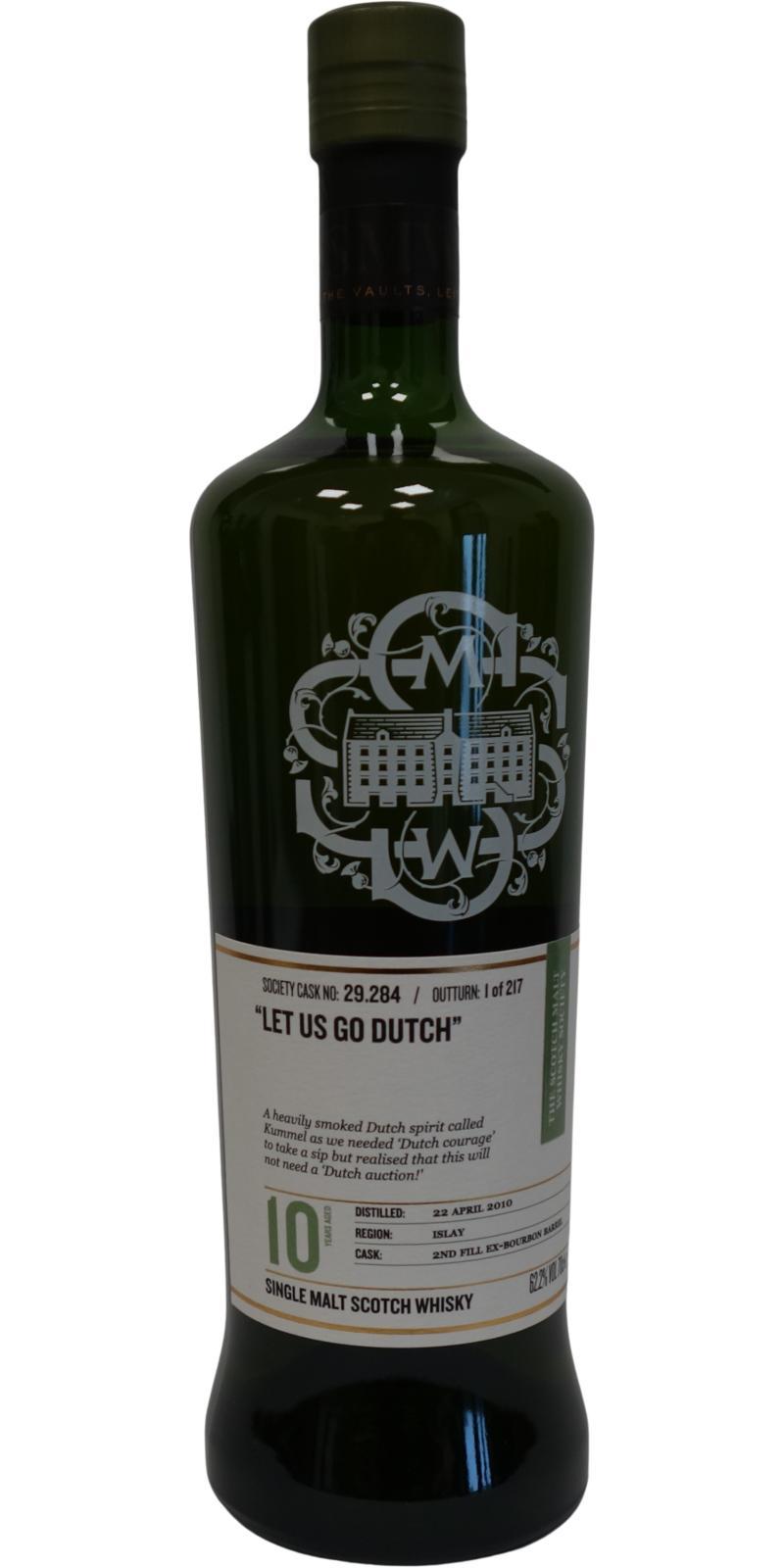 Laphroaig 2010 SMWS 29.284  "Let us go Dutch"