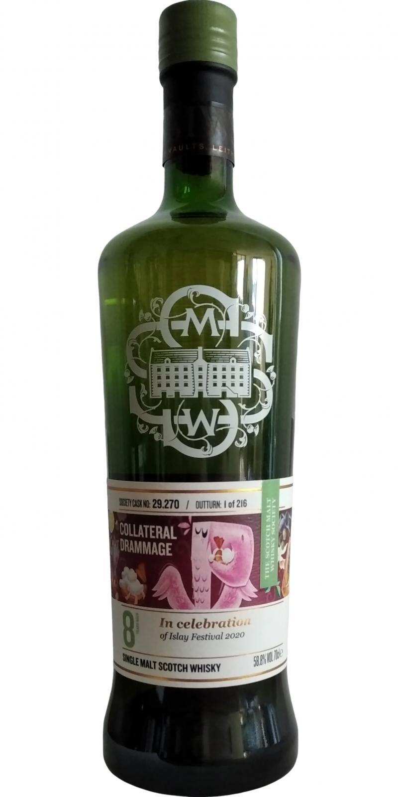 Laphroaig 2011 SMWS 29.270  Collateral drammage
