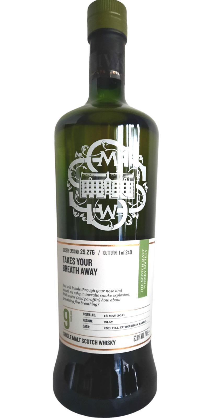 Laphroaig 2011 SMWS 29.276  Takes your breath away