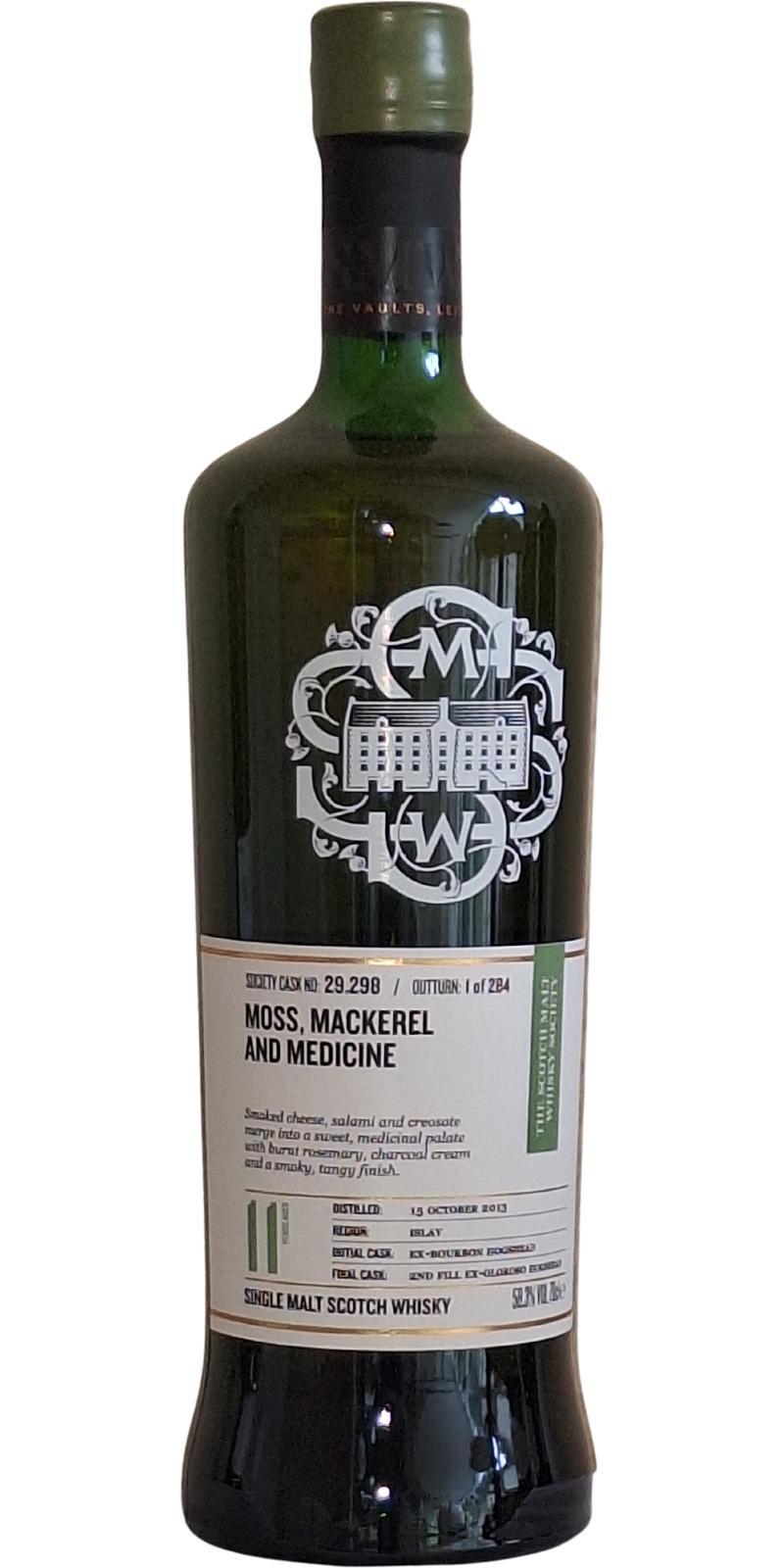 Laphroaig 2013 SMWS 29.298  Moss, mackerel and medicine