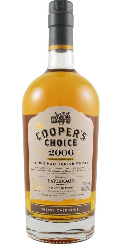 Laphroaig 2006 VM  The Cooper's Choice