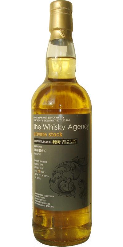 Laphroaig 1990 TWA  Private Stock