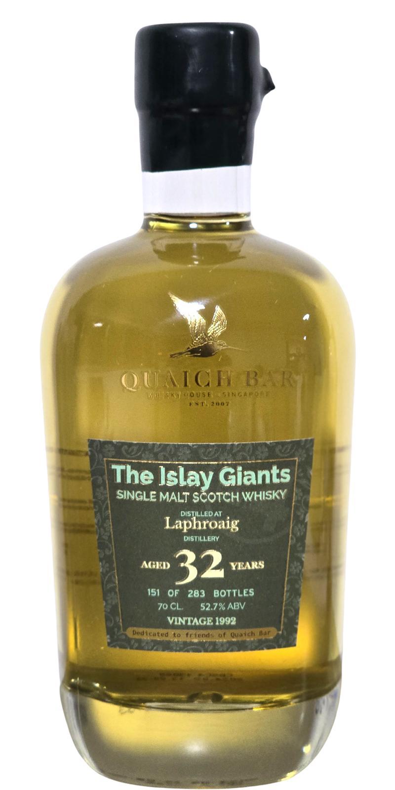 Laphroaig 1992 UD  The Islay Giants - 4th Edition