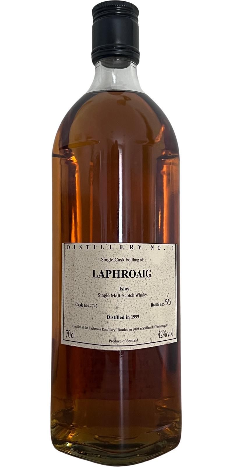 Laphroaig 1999 Vnmp  Distillery No. 1