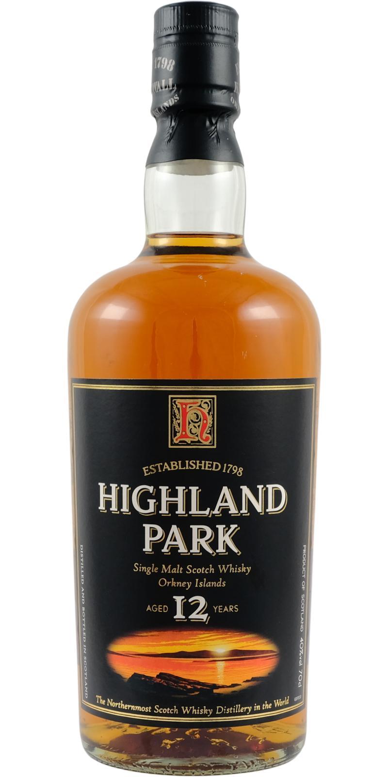 Highland Park 12-year-old Old Label