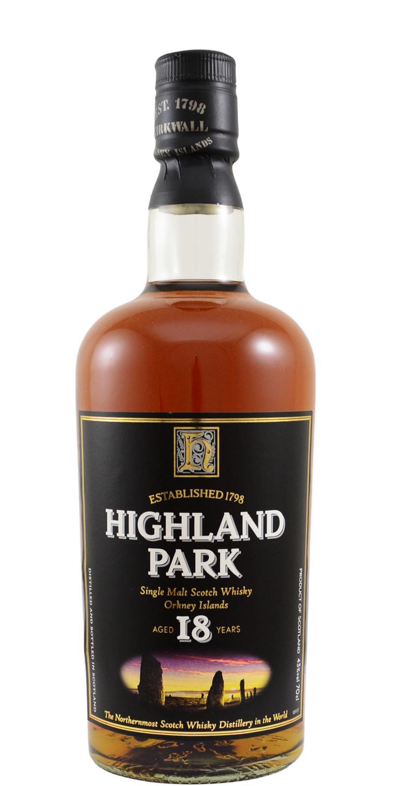 Highland Park 18-year-old Old Label