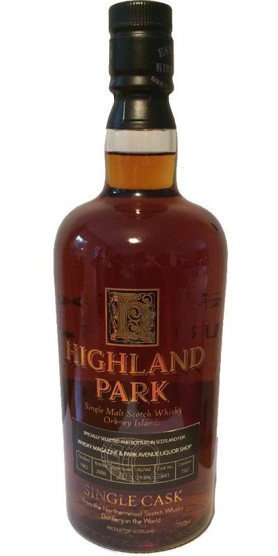 Highland Park 1982 Whisky Live New York